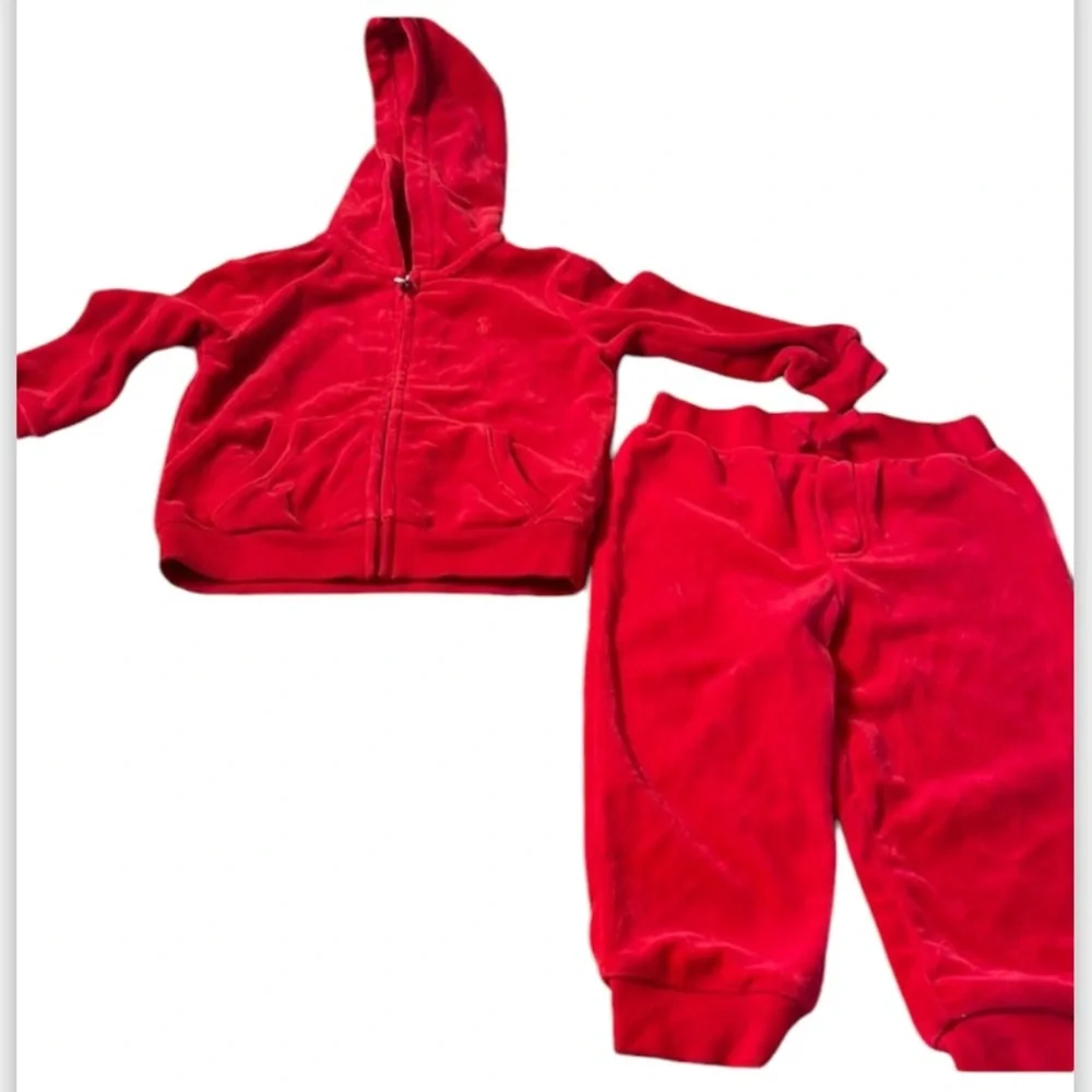 RALPH LAUREN velvet tracksuit